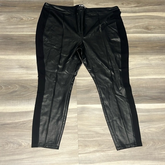 🏁 Addition Elle vegan leather pants size 4X - Picture 1 of 9